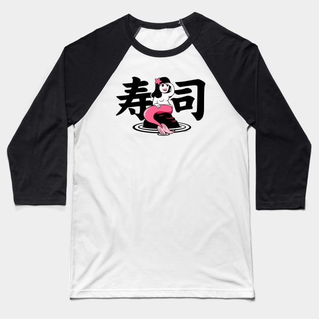 Sushi Baseball T-Shirt by wloem